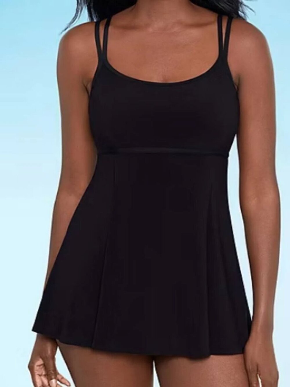 Sonnet Shores Women's Swim Dress Black Women's One Piece Swimsuits Swim Size 10